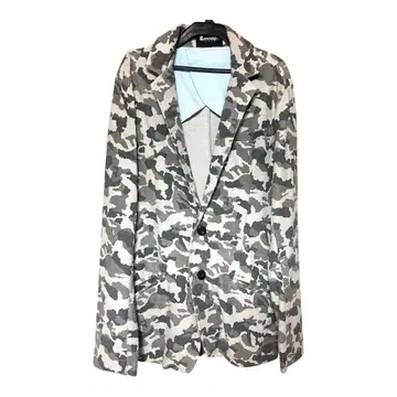 고십 로스앤젤레스 카모 패턴 블레이저