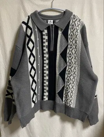 niko and - 하프 지퍼 니트