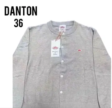 새상품 택 포함 단톤 울 가디건 36 그레이