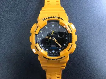 G-SHOCK GA-100A-9A 해외 모델 아날로그/디지털 콤비