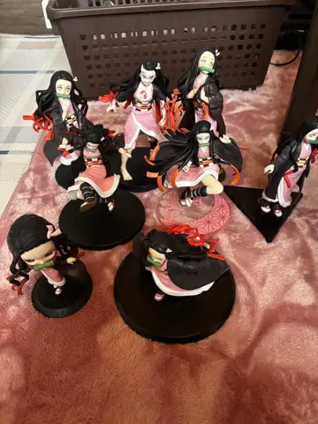 네즈코 피규어 8체 세트