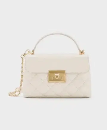 찰스앤키스 알바 퀼트 체인 스트랩 탑 핸들 백