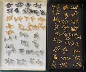 귀찌 부품 나사 스프링식 120개 새상품