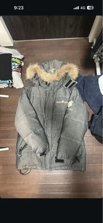 Rocawear 데님 다운 레어