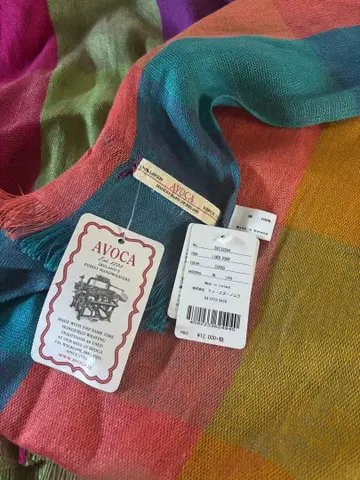 AVOCA 린넨 스카프 시로쿠