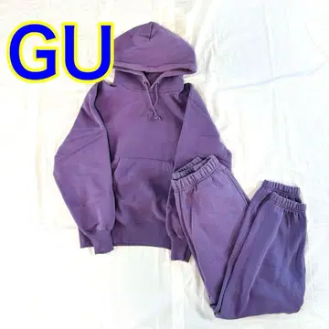 GU 헤비 웨이트 후드티 스웨트 팬츠 셋업 속기모 S