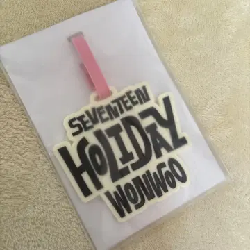 WONWOO 원우 HOLIDAY 러기지 택