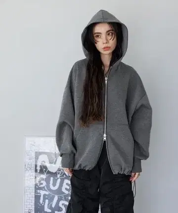 JEANASIS 지나시스 TR 종이상자 후드 ZIP 자켓 후드티