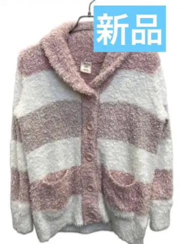 선착순 미사용 새상품 젤라또피케 가디건 핑크 보더