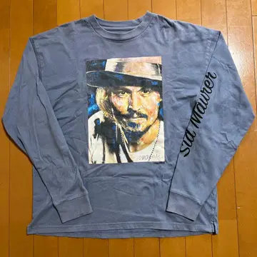 JOHNNY DEPP x Sid Maurer 롱티 사이즈 L 조니뎁