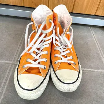 오렌지 ALL STAR 하이컷 스니커즈