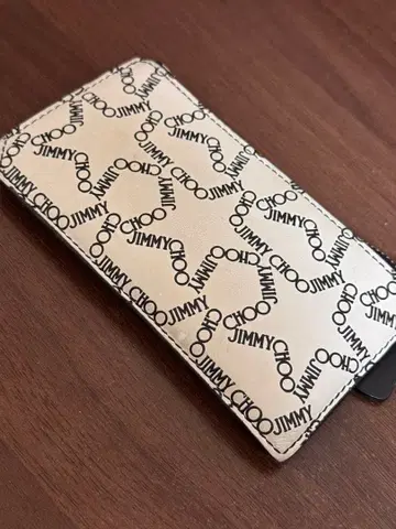 JIMMY CHOO 로고 프린트 카드 케이스 프래그먼트 케이스