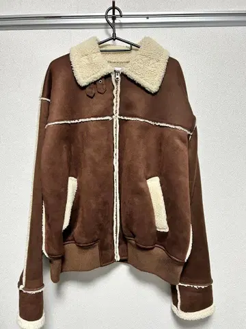브라운 무스탕풍 자켓 [클리닝 완료]