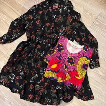 로데오, ZARA 2점 꽃무늬 가디건 셔츠 올 패턴 올 시즌