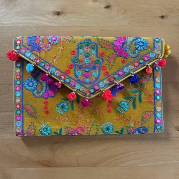 자수 클러치백 모로코 마라케시