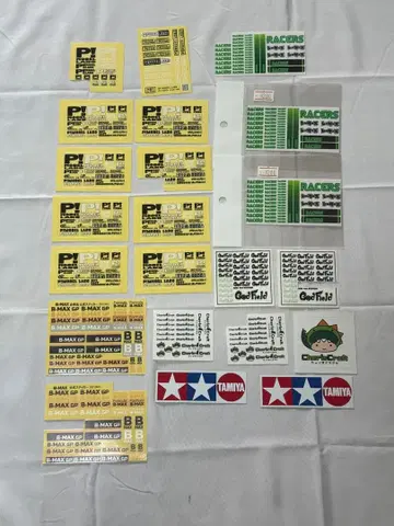 미니 사륜구동 스티커 세트