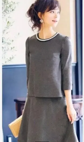 [ 새상품급 ] RUIRUE 그레이 세레모니 수트 리본 포함