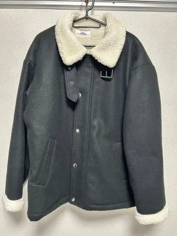 그레이 무스탕 자켓 [클리닝 완료]