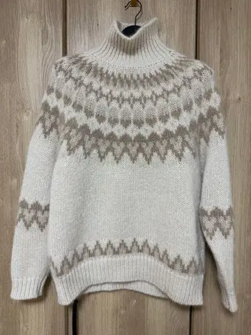 BATONER MOHAIR NORDIC TURTLE NECK