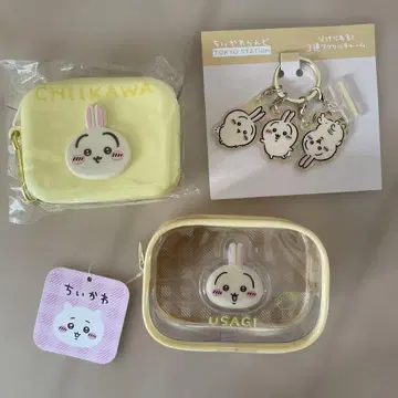 치이카와 (먼작귀) 토끼 묶음 판매 미니 파우치 아크릴 참