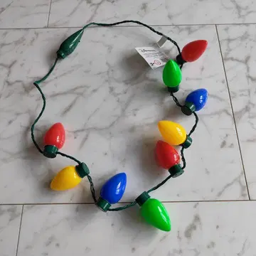 디즈니 크리스마스 라이트 목걸이