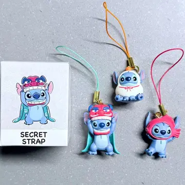 디즈니 스티치 시크릿 스트랩 3종 세트 설날