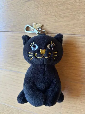 ANNA SUI 검은 고양이 티티 참 키링 안나수이