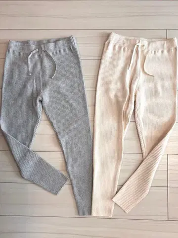 2세트 시착만 한 상품 LOWRYS FARM 리브 편 이지 팬츠