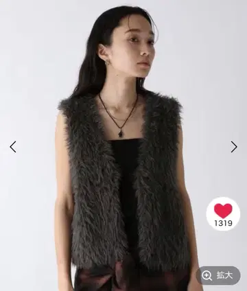 JEANASIS/퍼 베스트/