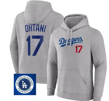 미사용 새상품 MLB Dodgers (2XL) 기모 후디 GREY