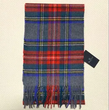 아쿠아 스큐텀 Aquascutum 캐시미어 100% 머플러 미사용품