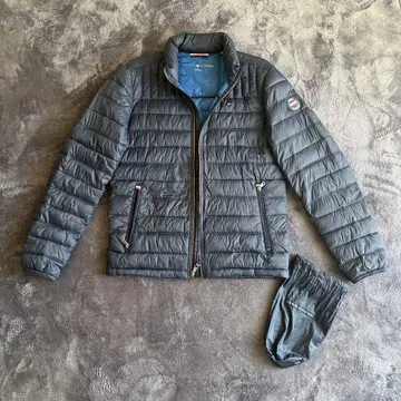 TOMMY HILFIGER PACKABLE 다운 자켓 네이비