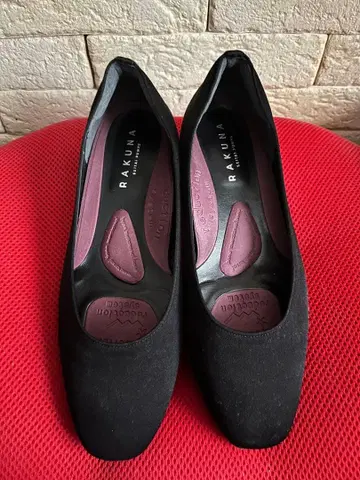 RAKUNA 블랙 플랫슈즈