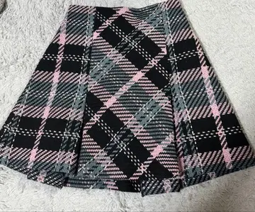 snidel 로빙 체크 미니 스커트