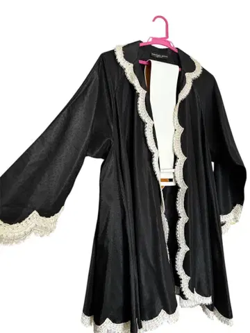 [ 귀중 ] 빈티지 GEOFFREY BEENE 겉옷 레이스 스캘럽