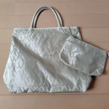 WAKO 아이보리 핸드백 파우치 포함 새상품급