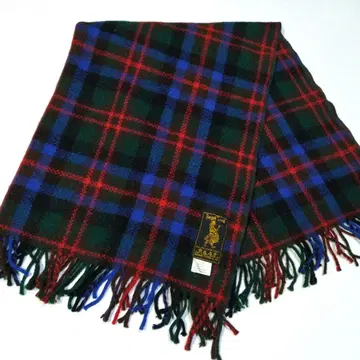 ROYAL SCOT 스톨 타탄 체크 레드 그린 블루