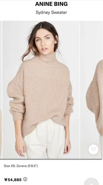 아니네 빙 터틀넥 니트 두지엠 클라세