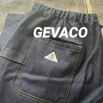 GEVACO 스트레이트 데님 42 사이즈 다크 블루 새상품급