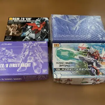 건담 프라모델 OO건담 세븐소드 기타 4종 세트