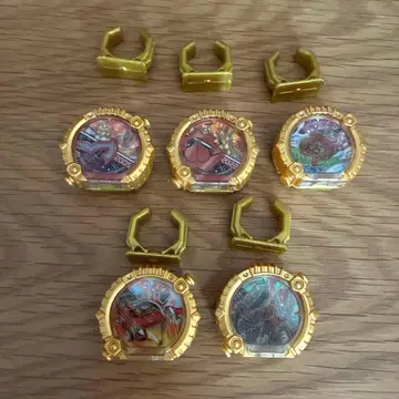 고쥬우쟈 센타이 반지 5세트 새상품급