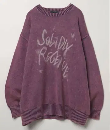 [ JEANASIS ] BLUR 로고 BIG 풀오버