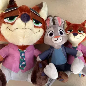 주토피아 2 슈퍼 라지 봉제 인형 닉 와일드 2L 봉제 인형 주디