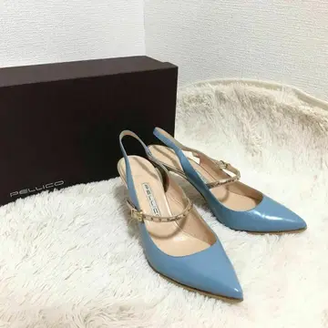 PELLICO 펠리코 가죽 펌프스 스터드 스트랩