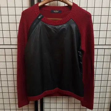 narifuri Mini rip Garter Knit 절개 스웨터