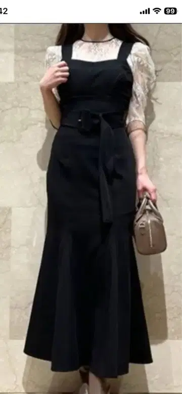 미사용 새상품 스나이델 코르셋 머메이드 원피스 택 포함