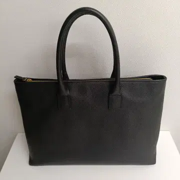 HushTug 가죽 비즈니스 토트백 블랙