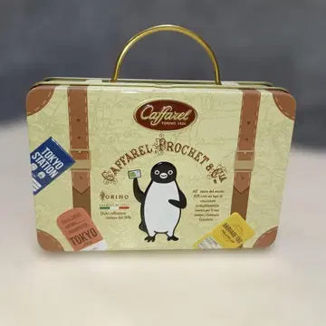 Suica 펭귄 트렁크 캔 <Caffarel> (빈 캔)
