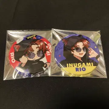 스트그라 이누가미 리오 캔뱃지 세트