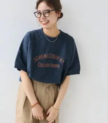 JOURNAL STANDARD relume 하프 슬리브 로고 맨투맨